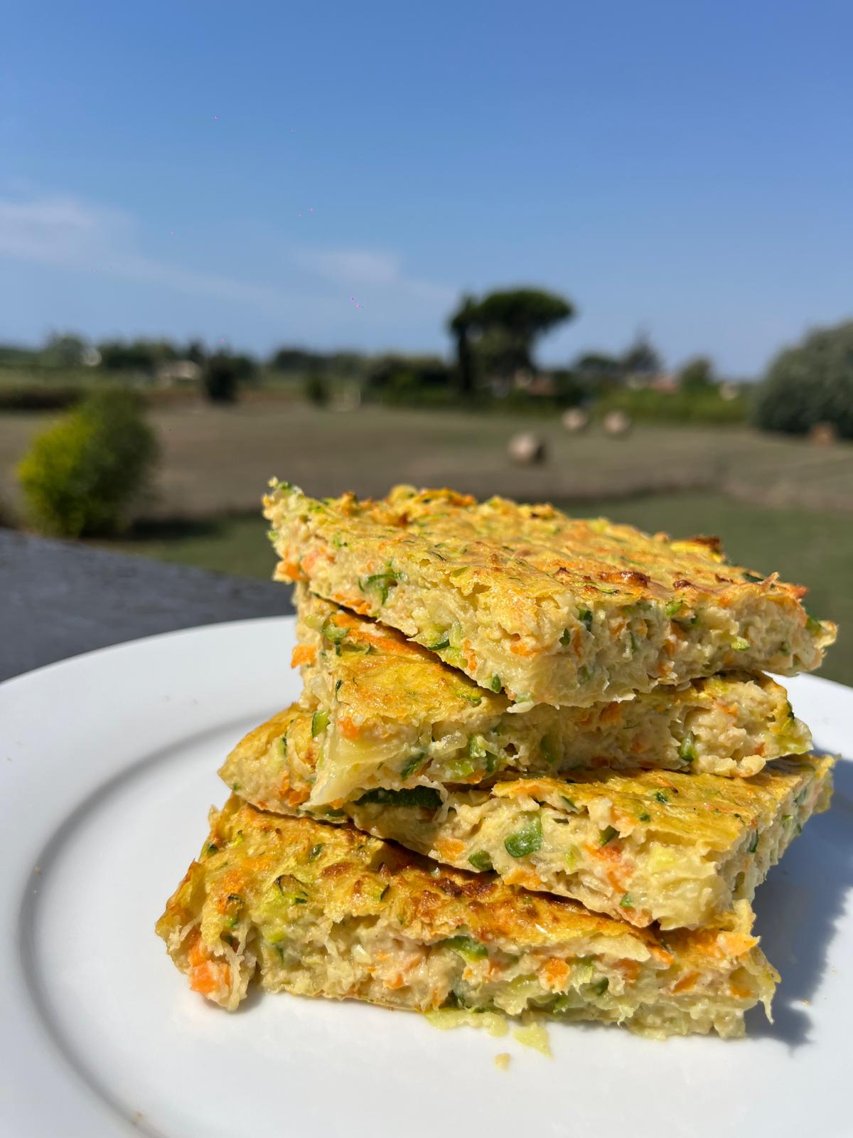 Ricetta Tortino morbido vegetariano di Patate, Carote e Zucchine